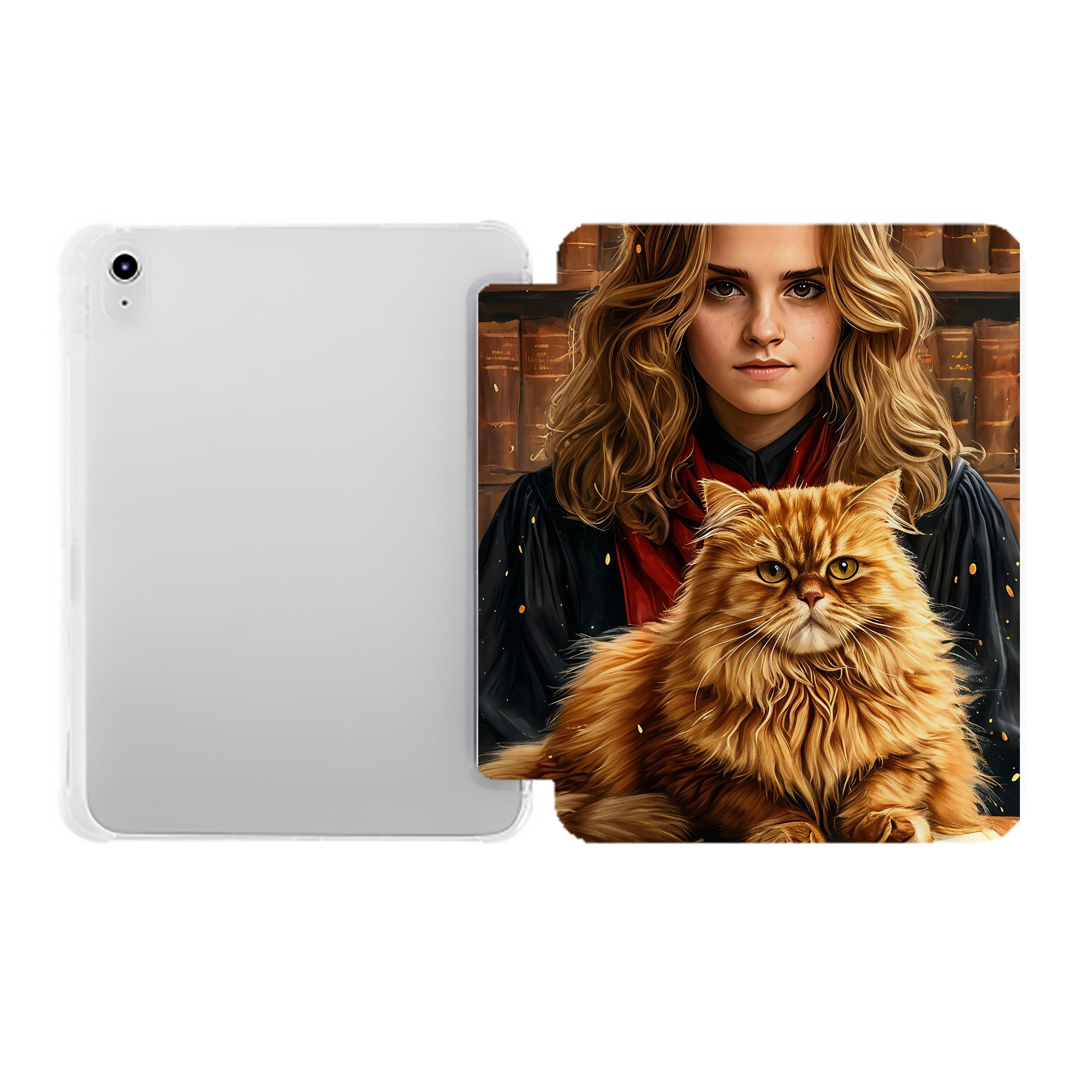 （画像用） Harry Potter ハリー・ポッターシリーズ IPad ケース ペン収納付き 三つ折りスタンド PUレザー×シリコン 対応機種9.5/10.5/10.9インチ